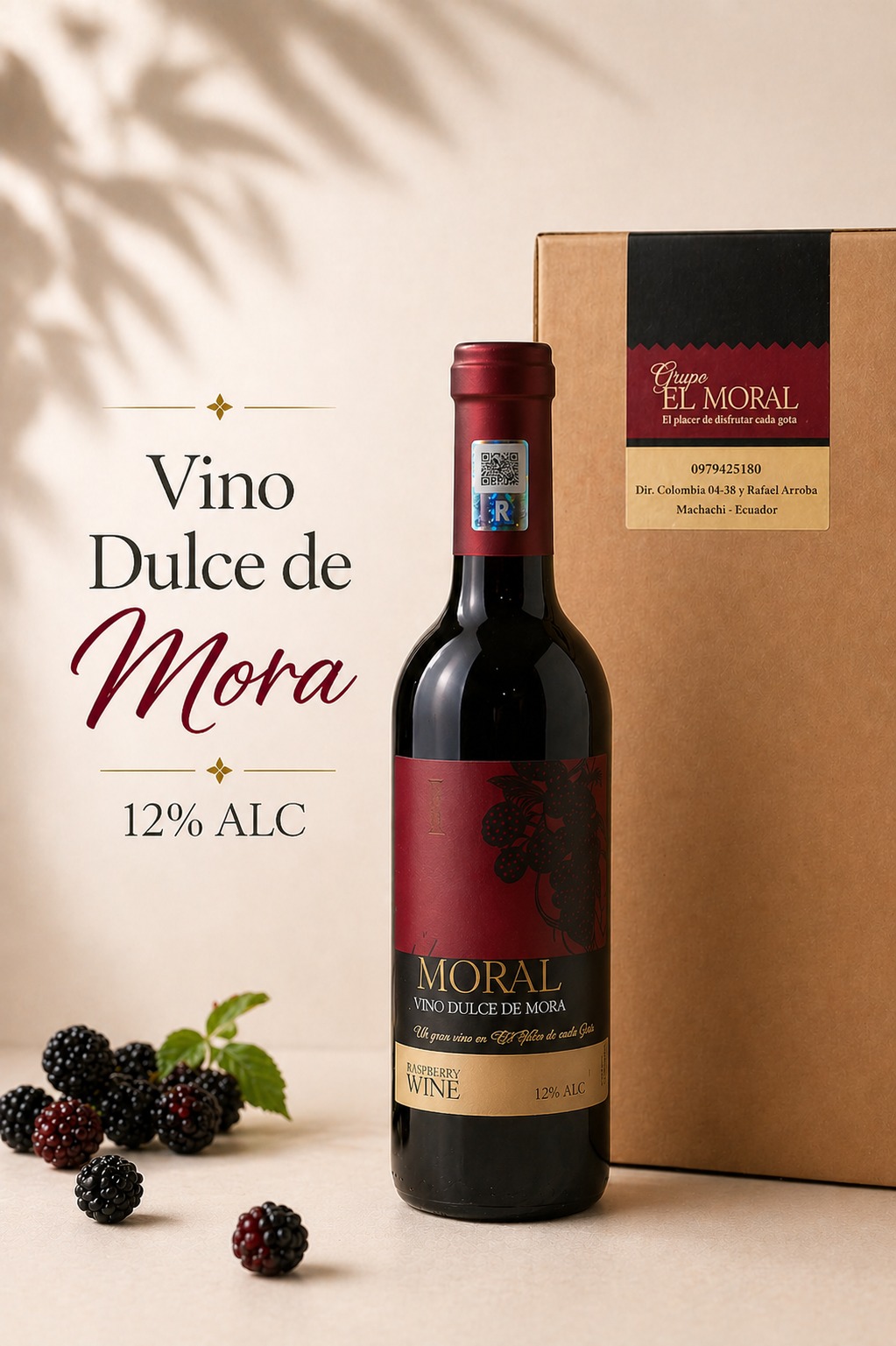El Moral Blackberry Wine